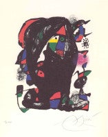 Untitled from Joan Miro Lithographs IV