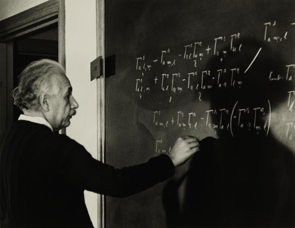Roman Vishniac Einstein At Work 1942 Photograph At 1stdibs