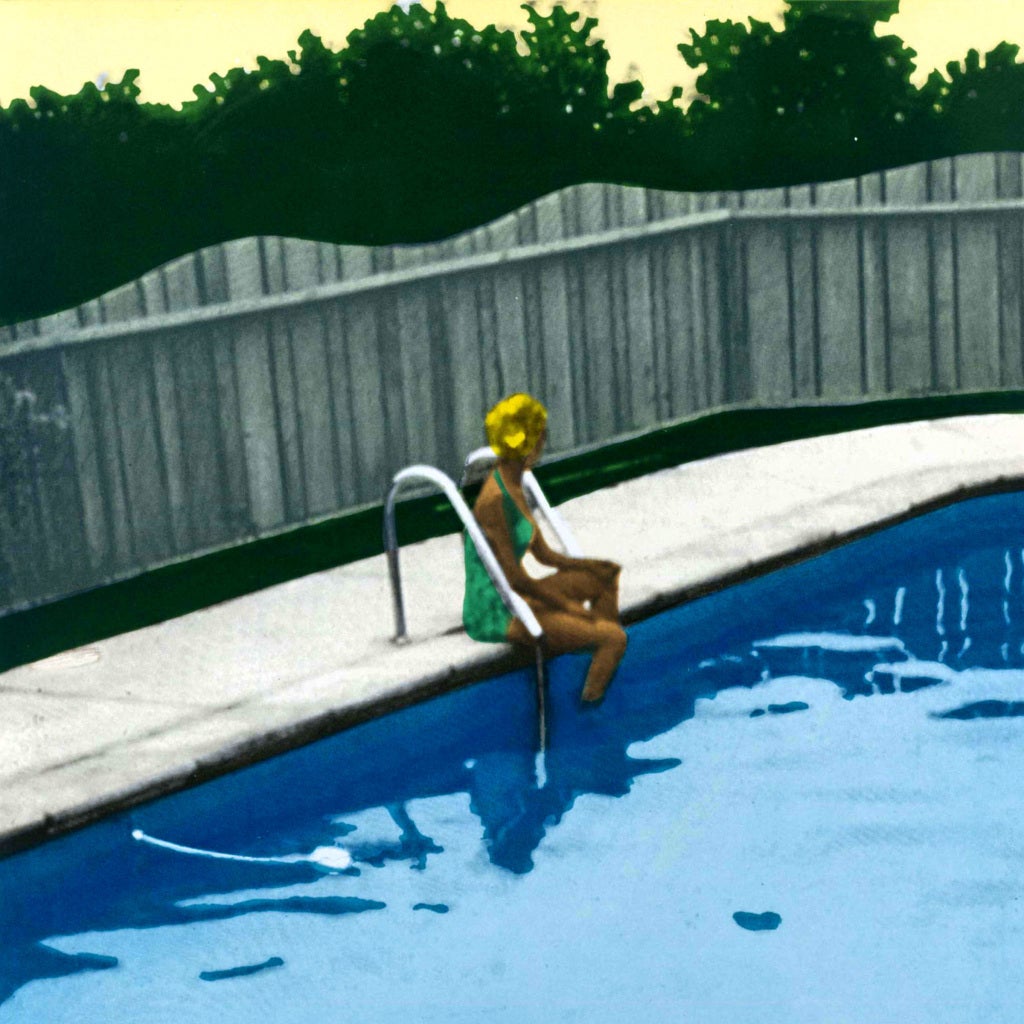 Isca Greenfield-Sanders Figurative Print - Green Suit Bather