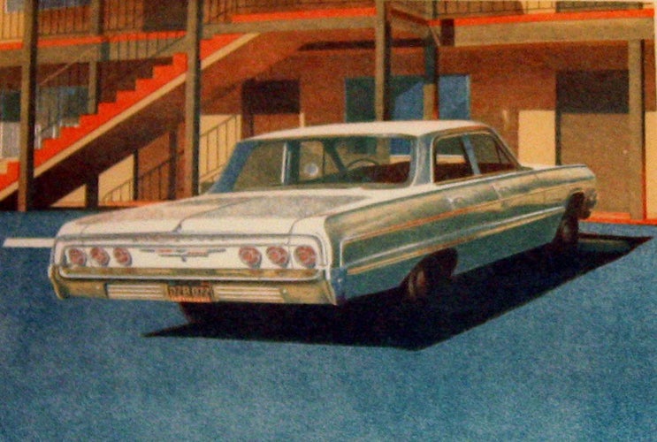'64 Impala, from Four Chevies - Print by Robert Bechtle