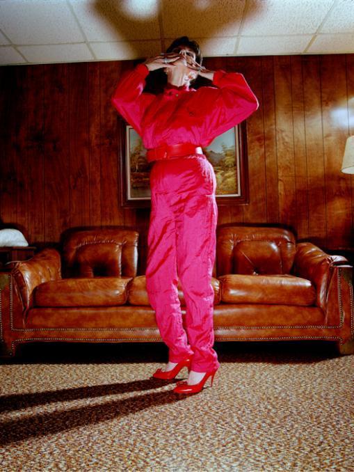 Jody Fausett Figurative Photograph - Pink Outfit, from Smoke From Another Fire, 2005