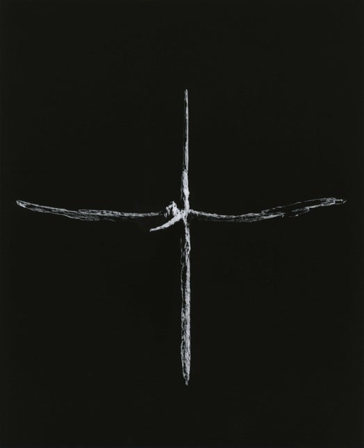 Masao Yamamoto Black and White Photograph - Four Corners, Shizuka=Cleanse #3021, 2013
