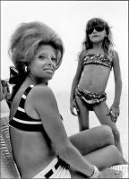 Mrs. K and Daughter, Jones Beach, 1970