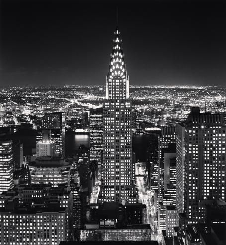Michael Kenna Black and White Photograph - Chrysler Building, Study 2, New York, USA, 2006