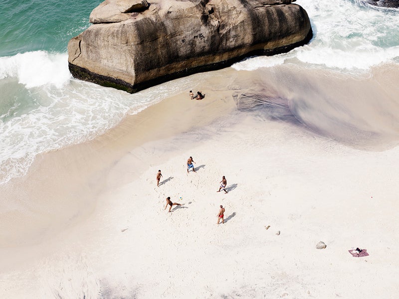 Josef Hoflehner Landscape Photograph - Beach Soccer (Rio de Janeiro, Brazil, 2010)