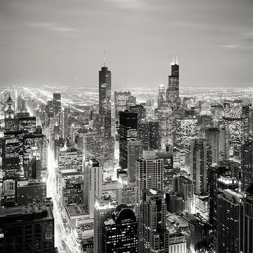 Chicago Nights - Chicago, IL, 2013 - Photograph by Josef Hoflehner