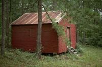 Side of Red Building in Forest, Hale Co., Alabama, 1984