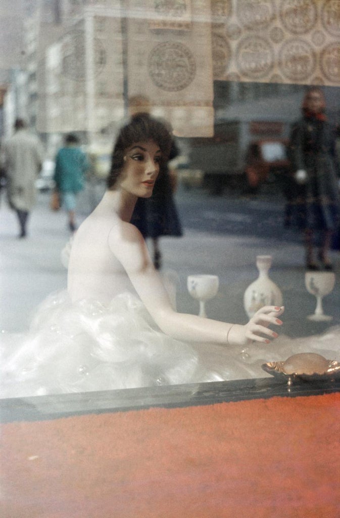 Saul Leiter Color Photograph - Mannequin, c. 1952