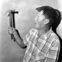Herman with Hammer, 1997