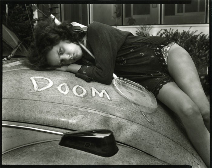Sally Mann Portrait Photograph - Untitled, At Twelve Series (Ianna and her Doom), 1983-1985
