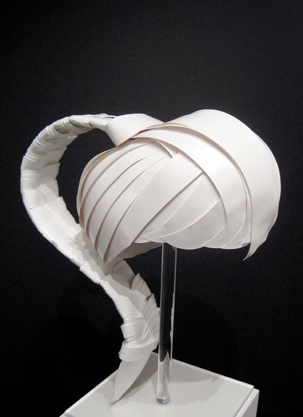 Paper Tail Wig, 2011 - Sculpture by Paper-Cut-Project