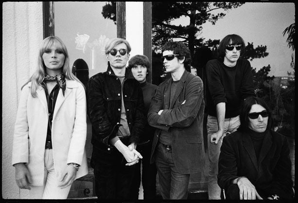 Steve Schapiro Black and White Photograph - Andy Warhol and Nico, Velvet Underground L.A. California