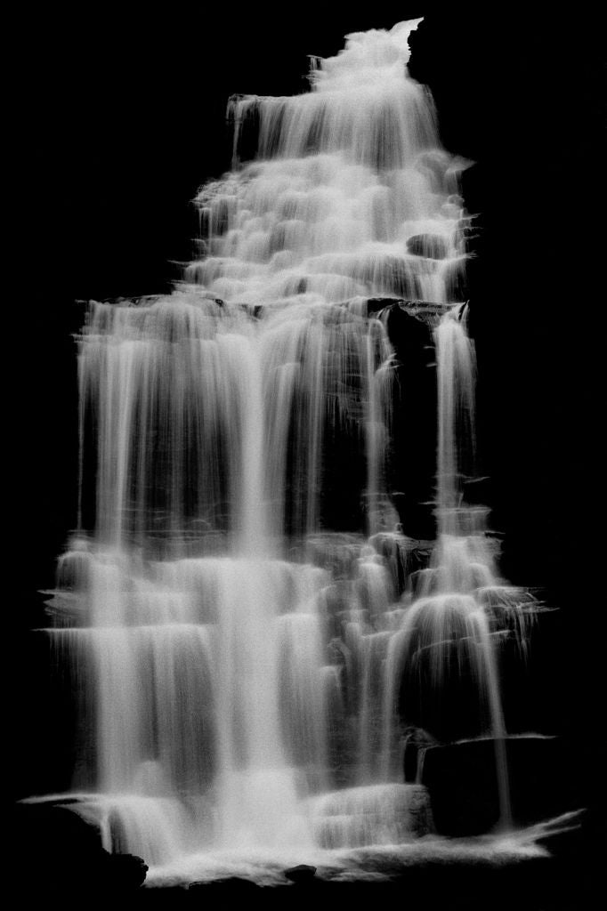 Simon Chaput Black and White Photograph - Waterfall 4, 2009