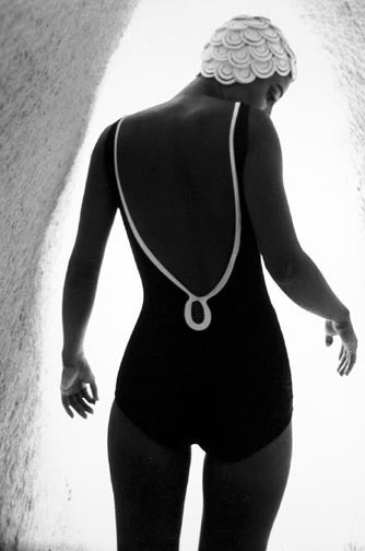Frank Horvat Black and White Photograph - Brit HB Maillot B (Bathing Suit), 1965