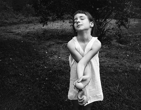 Emmet Gowin Black and White Photograph - Nancy, Danville, Virginia, 1969