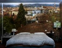Camera Obscura: View of Florence Looking Northwest Inside Bedroom, 2009