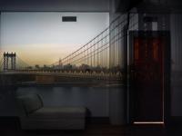 Camera Obscura: View of the Manhattan Bridge- April 20th/ Evening, 2010