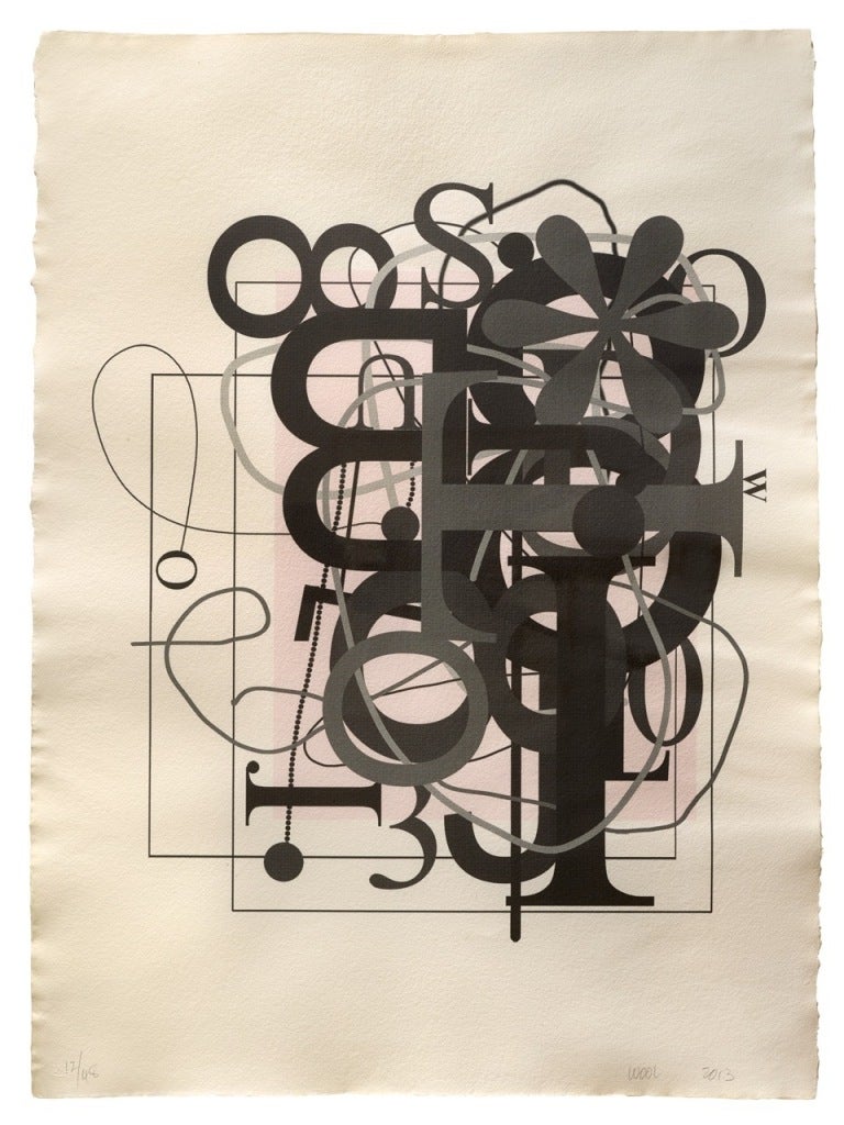 Christopher Wool Abstract Print - Untitled