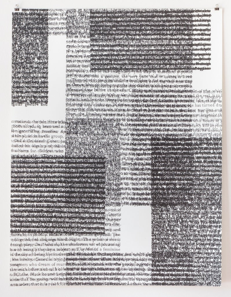 Sartre / JG #2 - Print by David Hutchinson