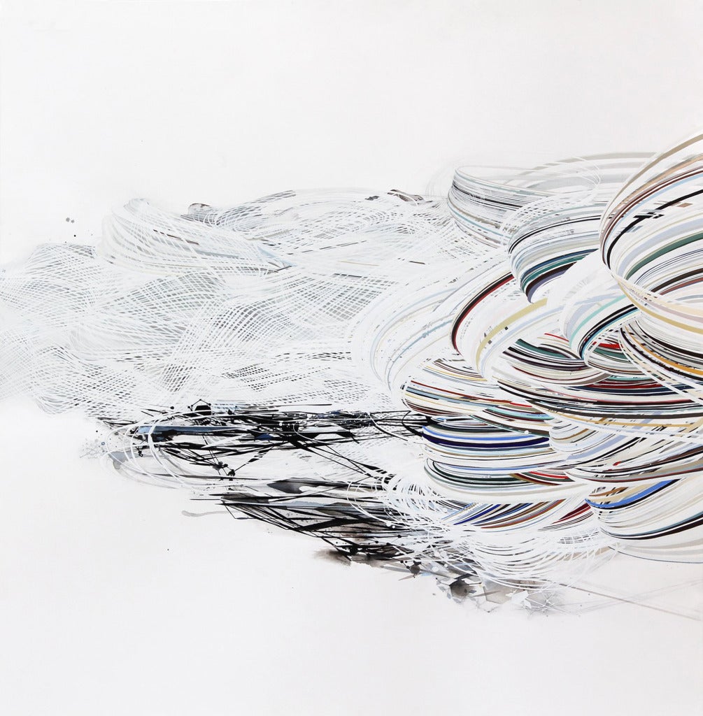 Reed Danziger Abstract Drawing - rotation refractions