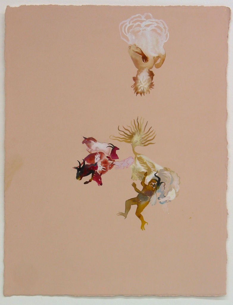 Plush Blush 3 - Painting by Shahzia Sikander
