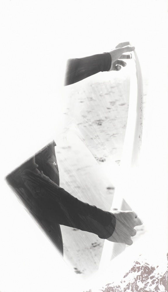 Gerald Incandela Black and White Photograph - Open, #2