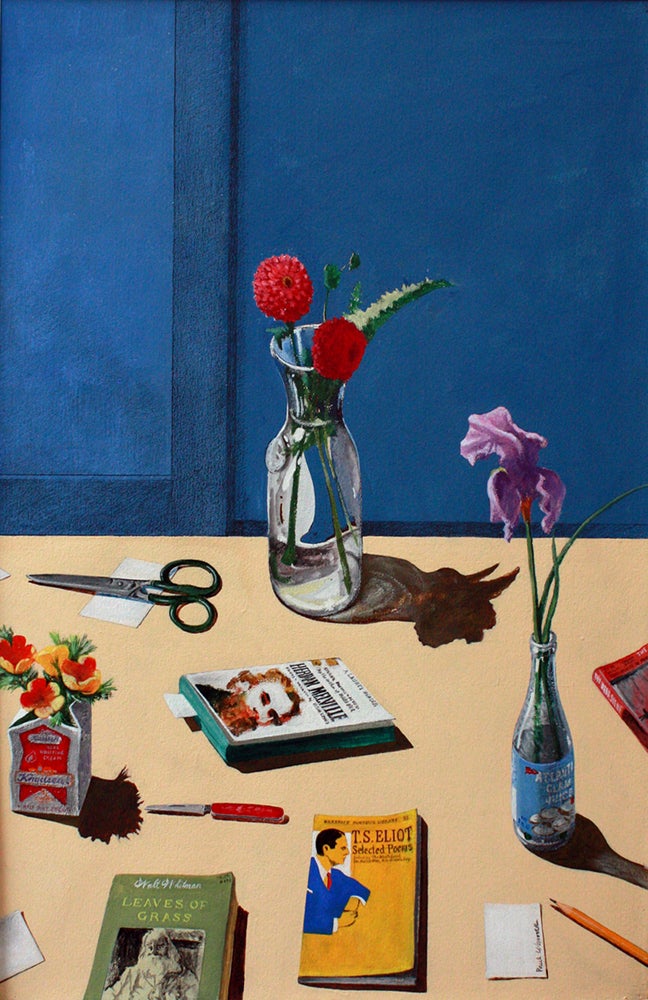 Paul Wonner Study for Still Life with Flowers and American Writers