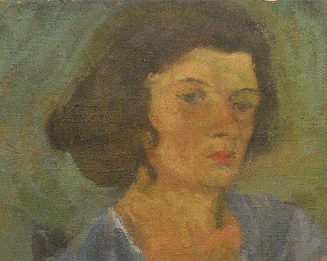 This comes from a collection of over 800 paintings and drawings by Jennings Tofel and can be seen at http://www.lostartsalon.com/jenninhstofel.html <br />
<br />
Lost Art Salon is a resource for modernist, vintage & antique art & objects
