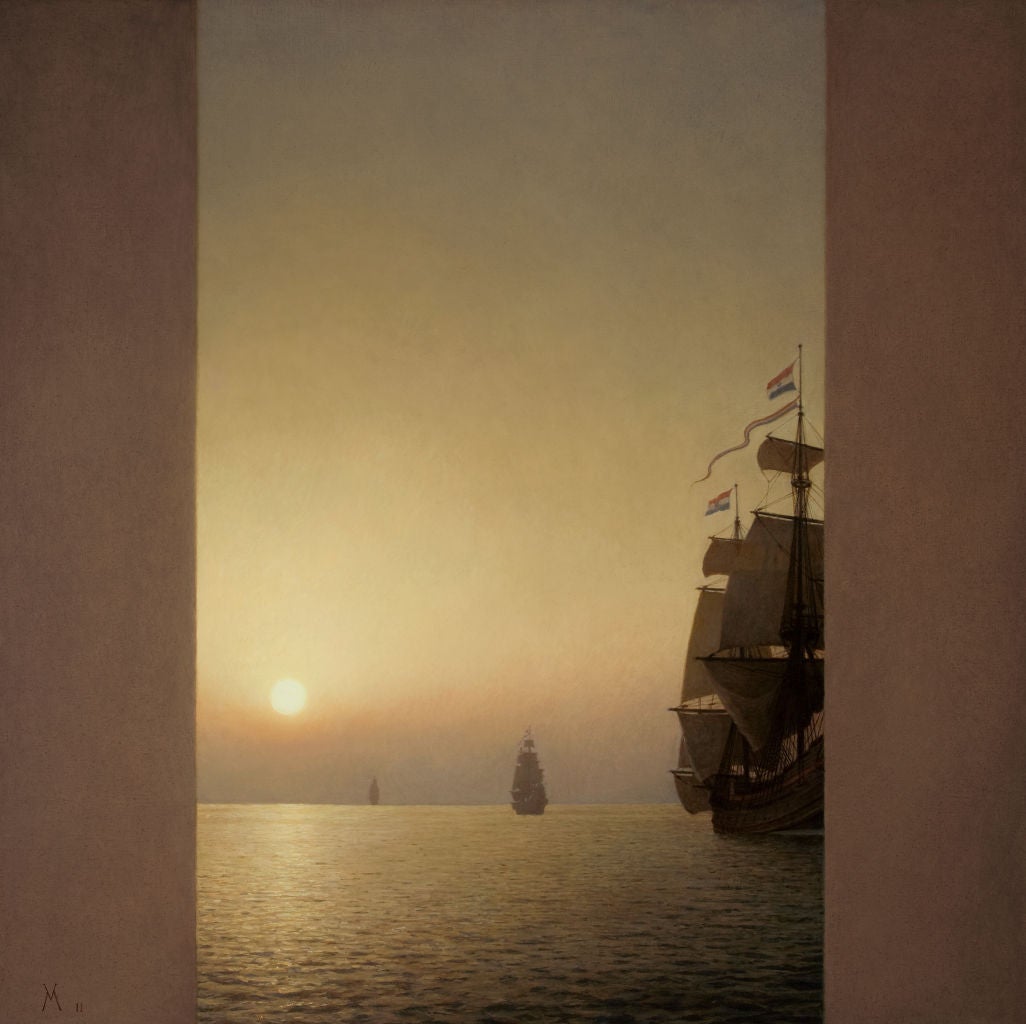 Guillermo Muñoz Vera Beyond the Pillars of Hercules, Painting at 1stdibs