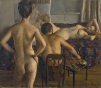 Two Models and the Artist