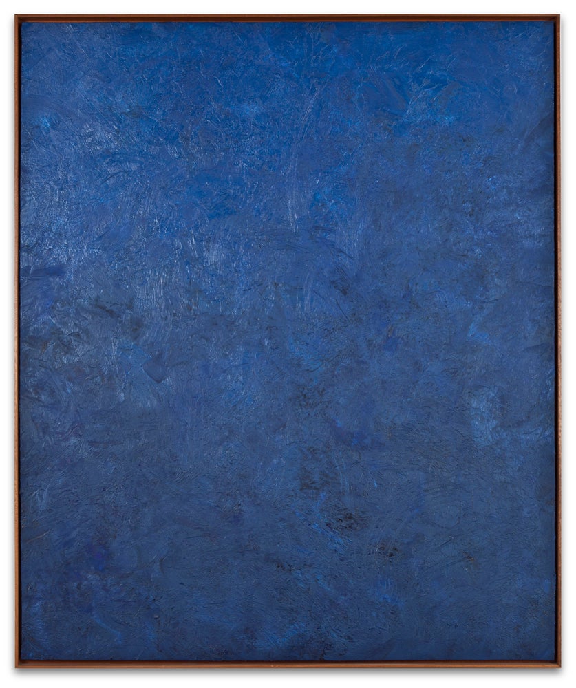 Joe Goode Abstract Painting - Ocean Blue Series #25