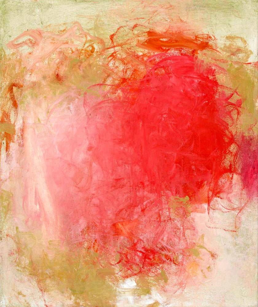 Anne Raymond Abstract Painting - Red February IV