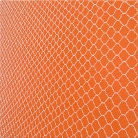 scalloped shingles on orange