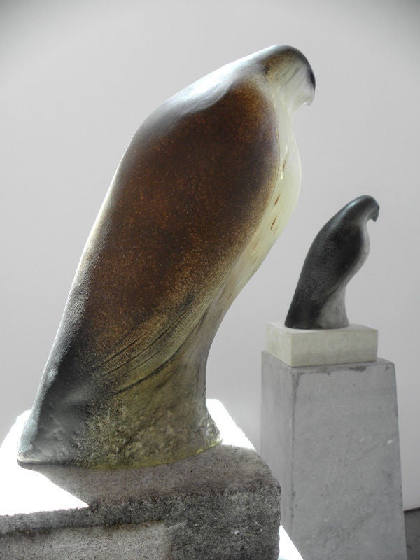 Jane Rosen Figurative Sculpture - Monk Bird