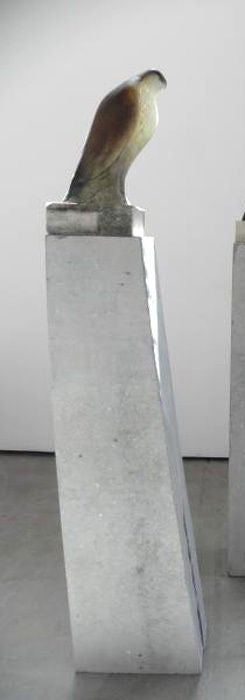 Monk Bird - Sculpture by Jane Rosen