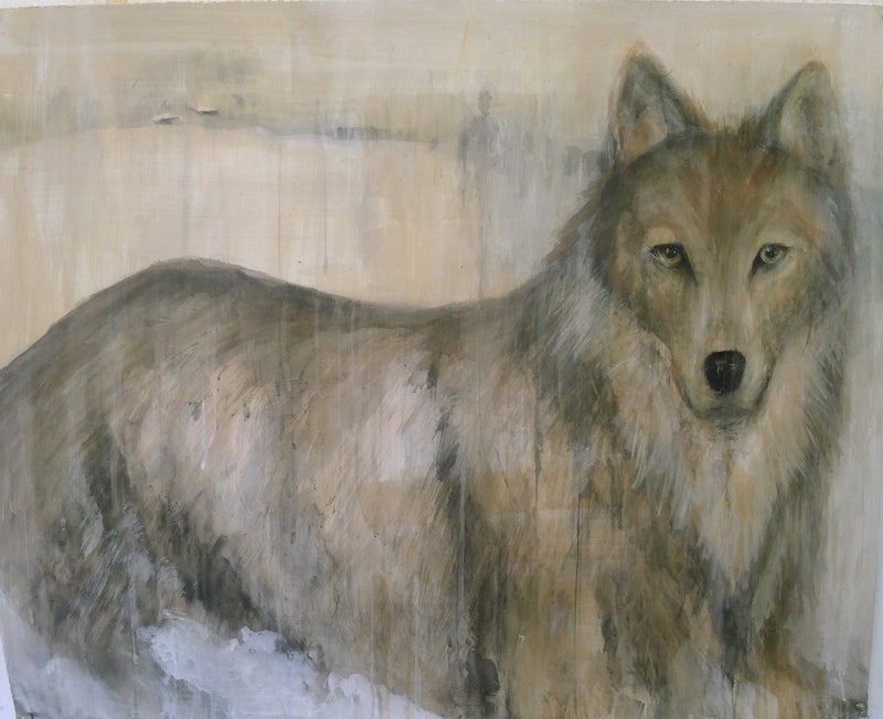 Jane Rosen Animal Art - Painted Wolf