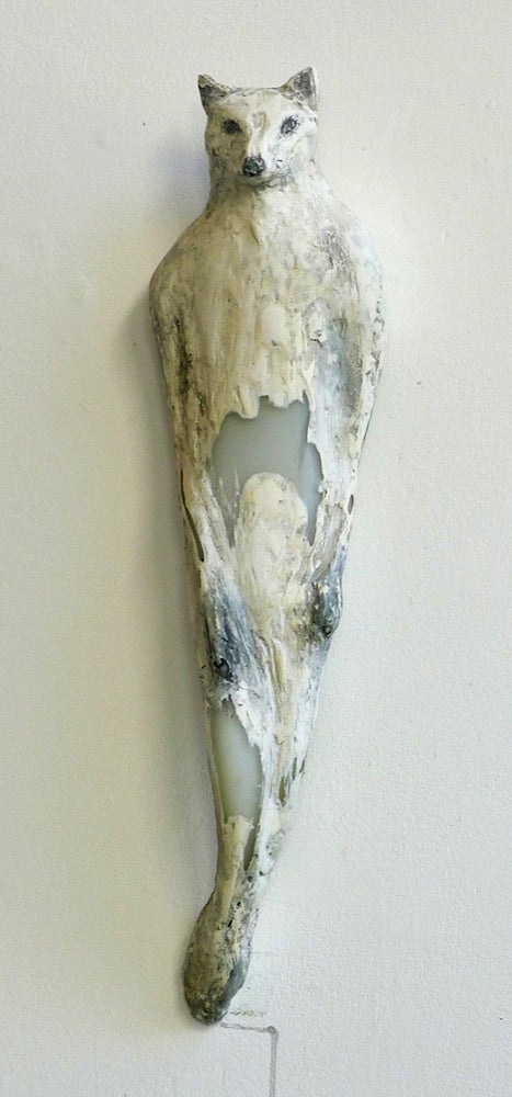 Jane Rosen Figurative Sculpture - Wolf Girl
