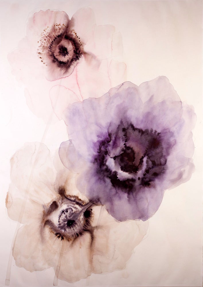 3 anemones #3 - Art by Lourdes Sanchez