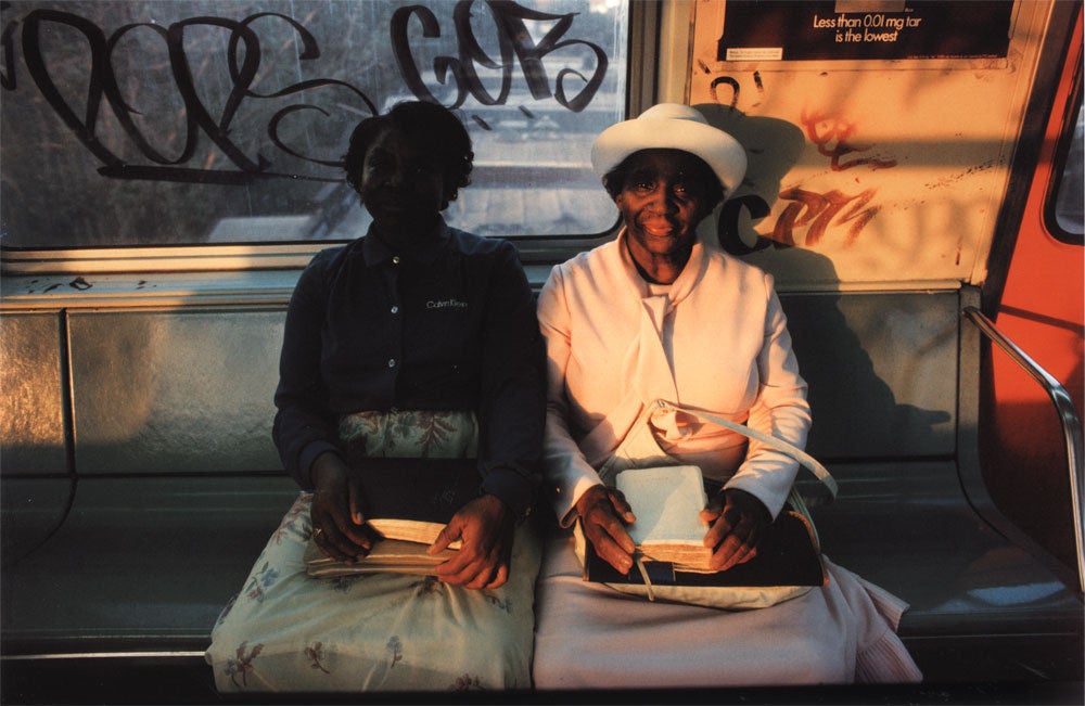 Bruce Davidson Color Photograph - Untitled, Subway, New York