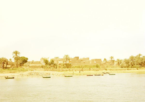 Elger Esser Landscape Photograph - Armant I, Egypt 2011