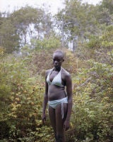 Untitled, (Girl in blue bikini at Kettle Cove)