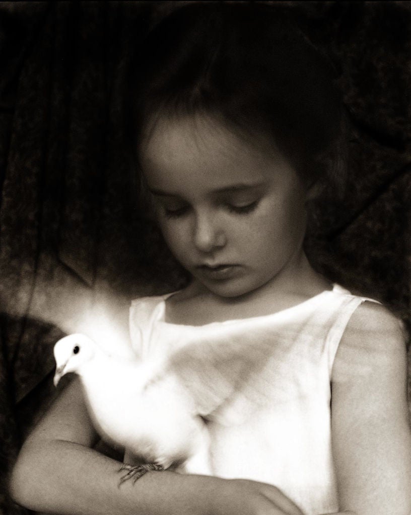 Beth Moon Figurative Photograph - On Wings of Doves