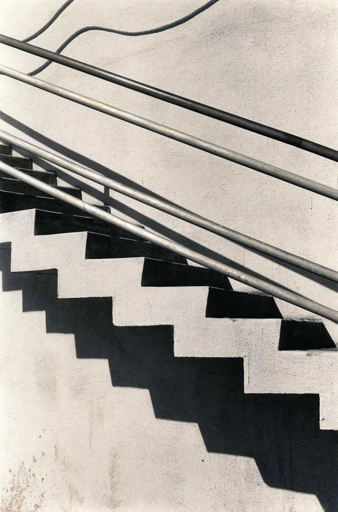Cement Stairs, San Francisco - Photograph by Duane Monczewski