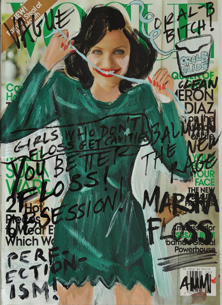 Andrea Mary Marshall Figurative Art - The Marsha Floss