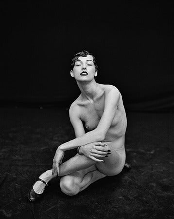 Peter Lindbergh Black and White Photograph - Milla Jovovich, Vogue Italy, Paris, France