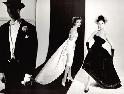 F. C. Gundlach Black and White Photograph - "Evening in Black and White", Modelle Horn, Berlin