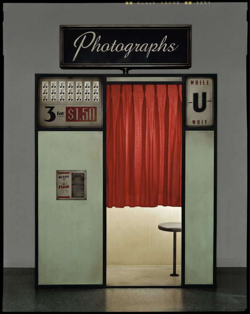 Dan Winters Color Photograph - Photo Booth, Constructed and Photographed in Austin, September, 2003