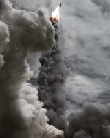 Atlantis going into her roll program, July 8, 2011