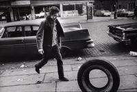 Bob Dylan with Tire, 1963