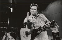 Johnny Cash, (Flipping the Bird), San Quentin Prison, 1969